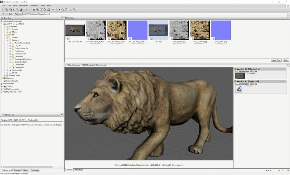 动画的版本控制